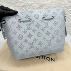 Louis Vuitton Bella Blue Bucket & Drawstring Bag 19 x 22 x 14 M21144