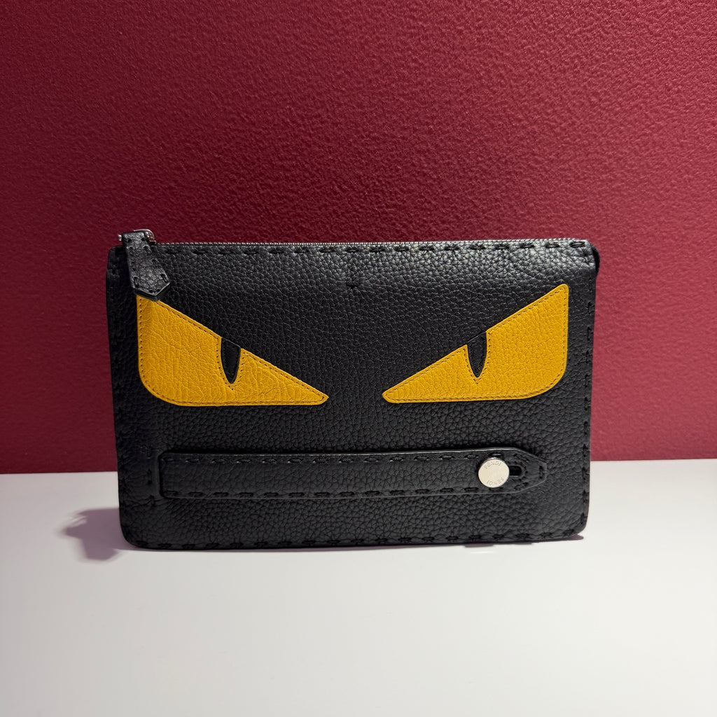 Fendi Black Clutch 23 Cm x 15 Cm x 3 Cm 7VA350X4KF0R2A