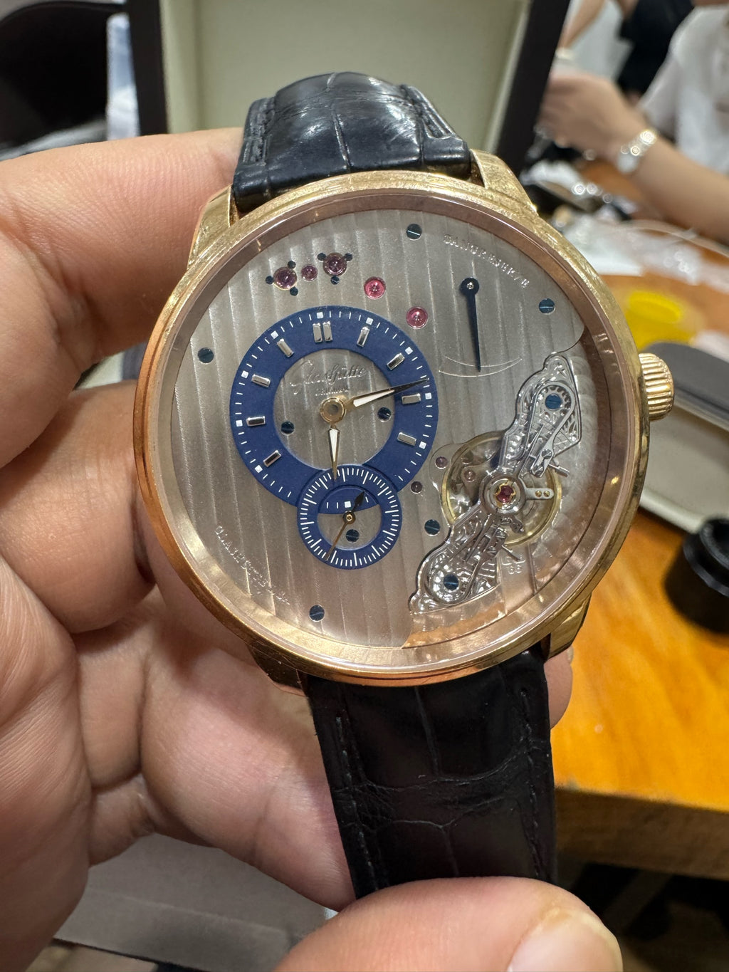Glashutte Original Eccentricity Manual-wind watch 42 millimeters 1-66-07-01-05-30