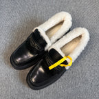 Dior Leather Black Loafers