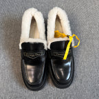 Dior Leather Black Loafers