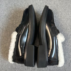 Dior Leather Black Loafers