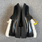 Dior Leather Black Loafers