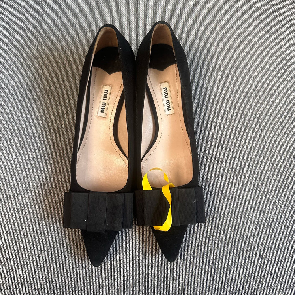 Miu Miu Alcantara Black