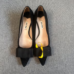 Miu Miu Alcantara Black