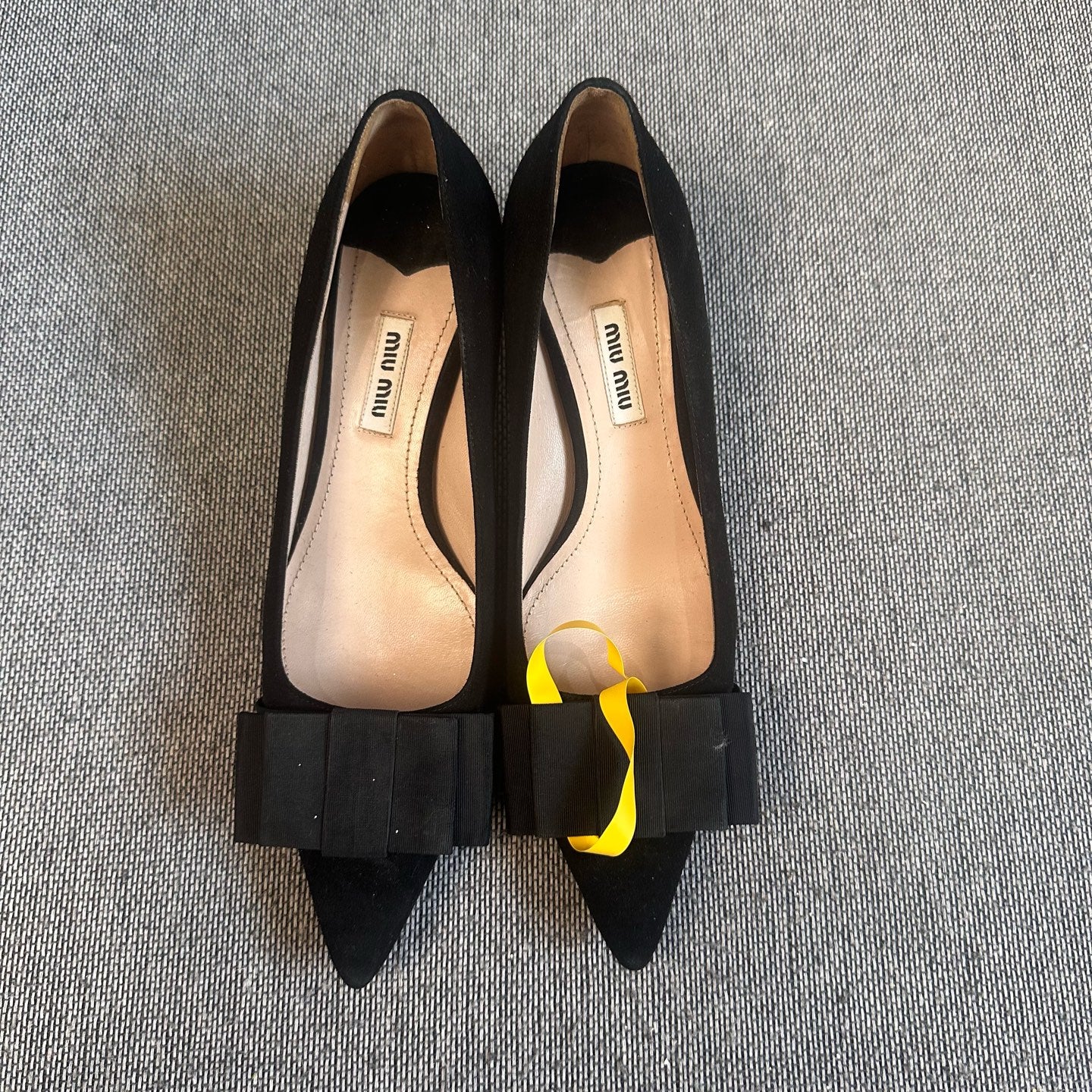Miu Miu Alcantara Black