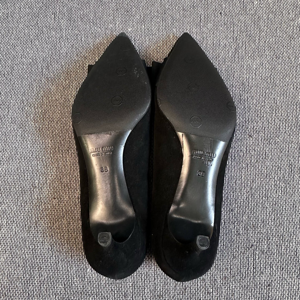 Miu Miu Alcantara Black