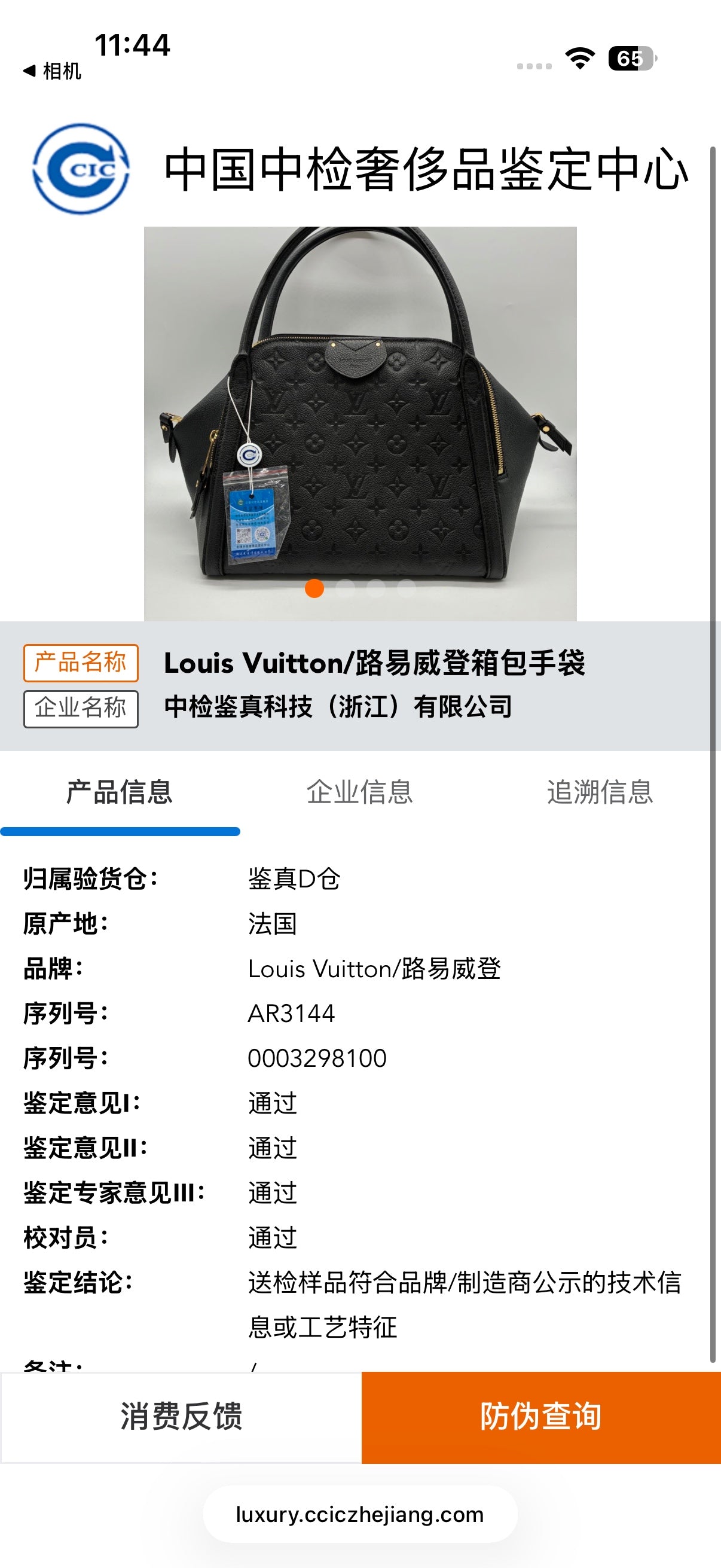 Louis Vuitton Black Satchel