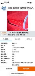 Louis Vuitton Red Satchel M44548