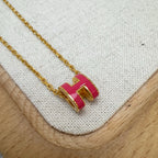 Hermes Red Necklace