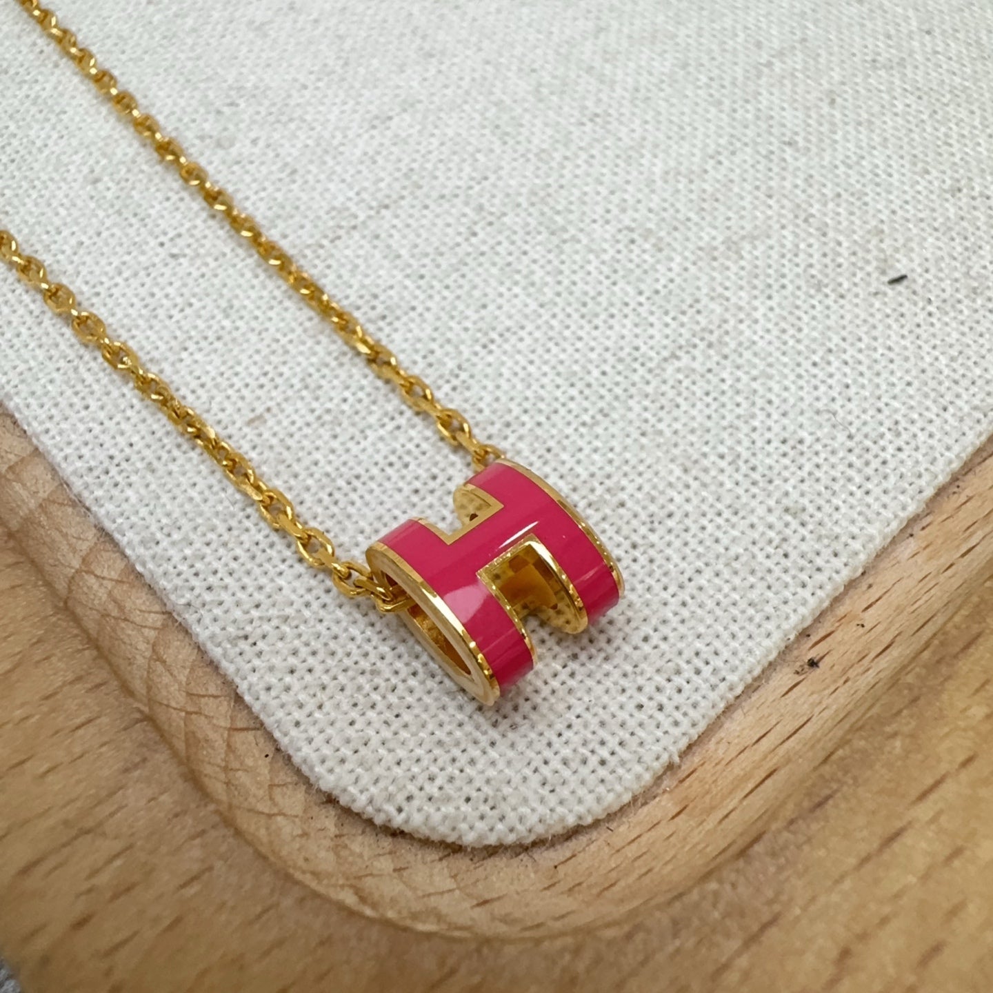 Hermes Red Necklace