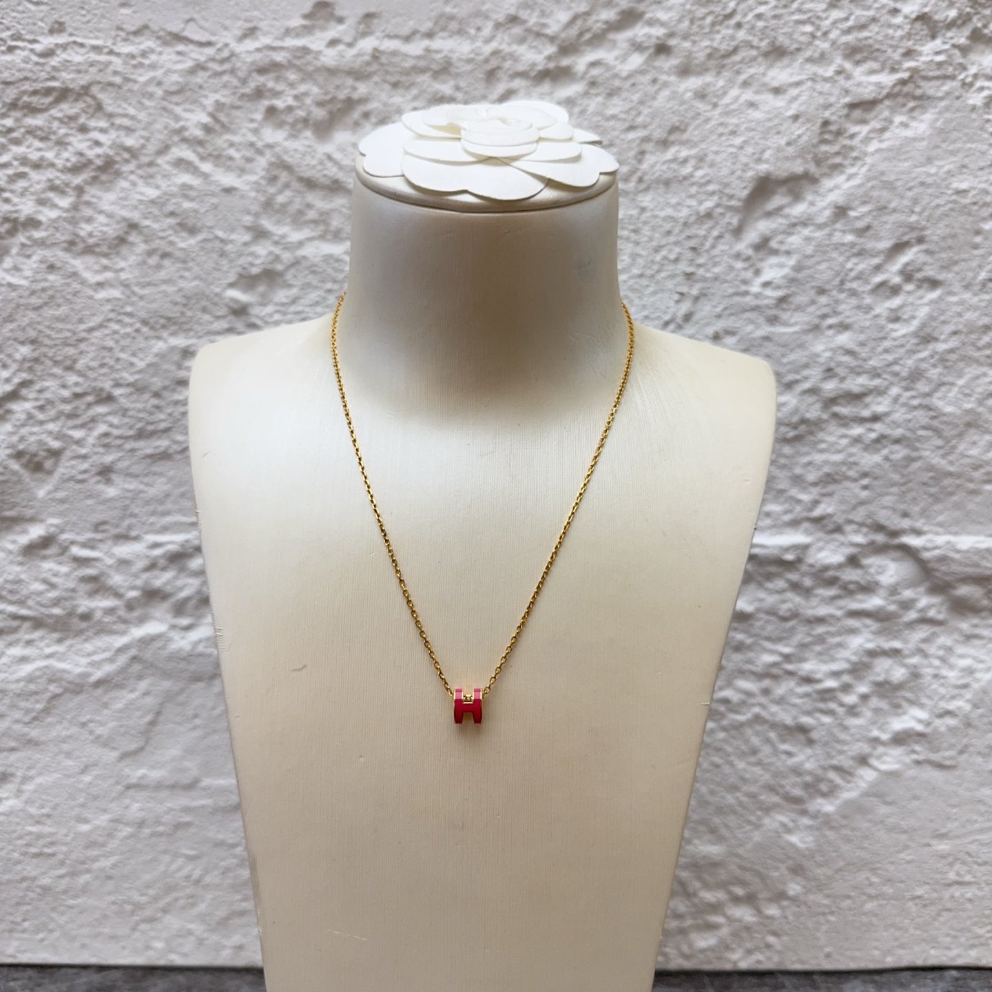 Hermes Red Necklace