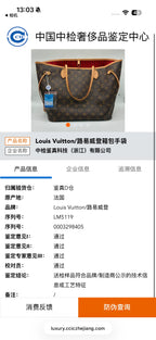 Louis Vuitton NEVERFULL medium-sized handbag 31x28x14 M46975