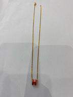 Hermes Red Necklace