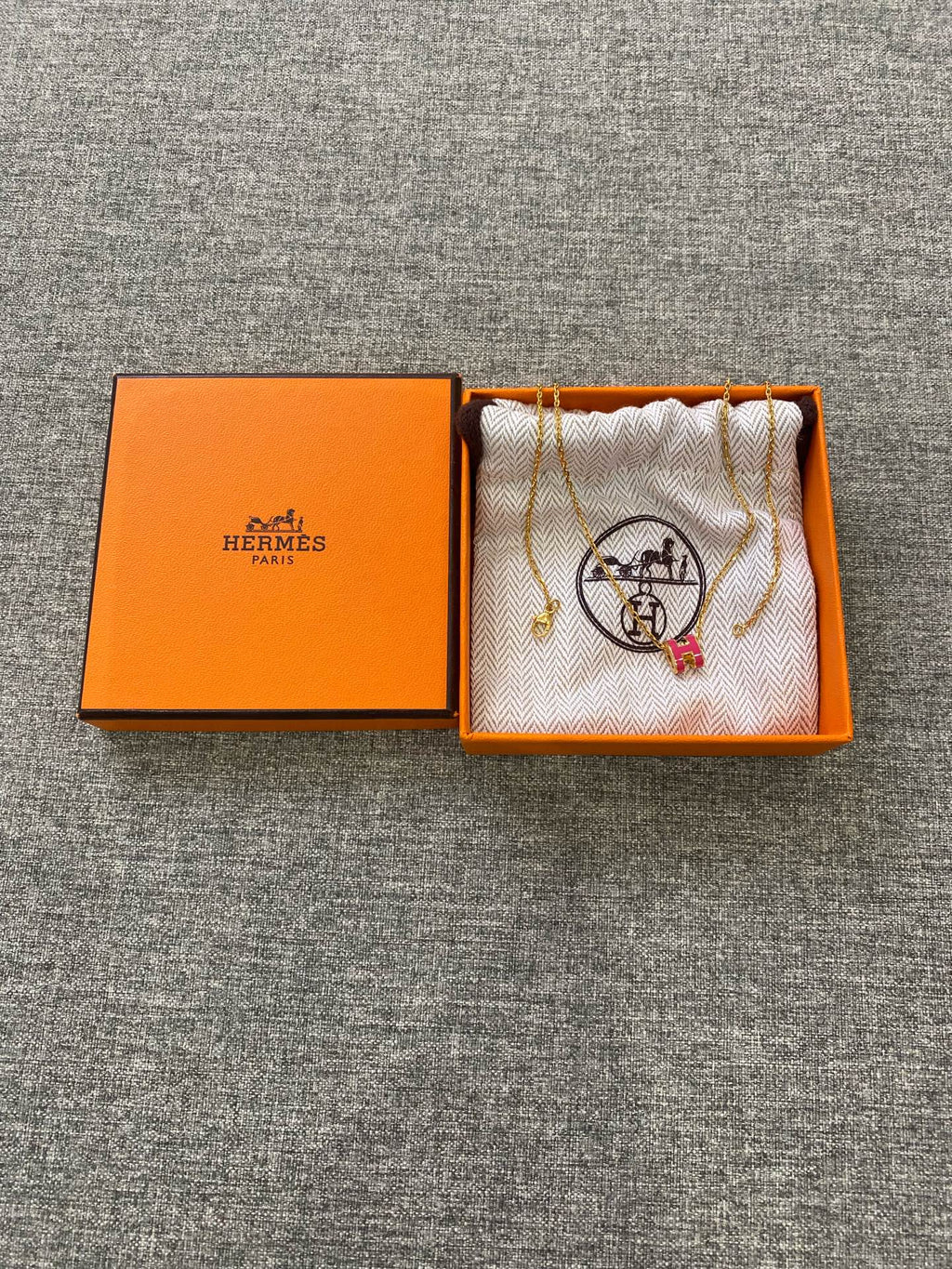 Hermes Red Necklace