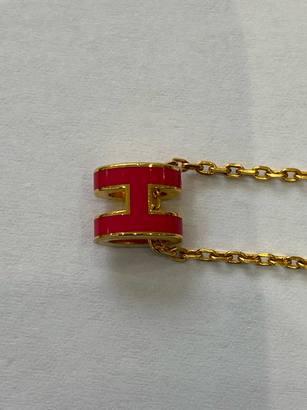 Hermes Red Necklace