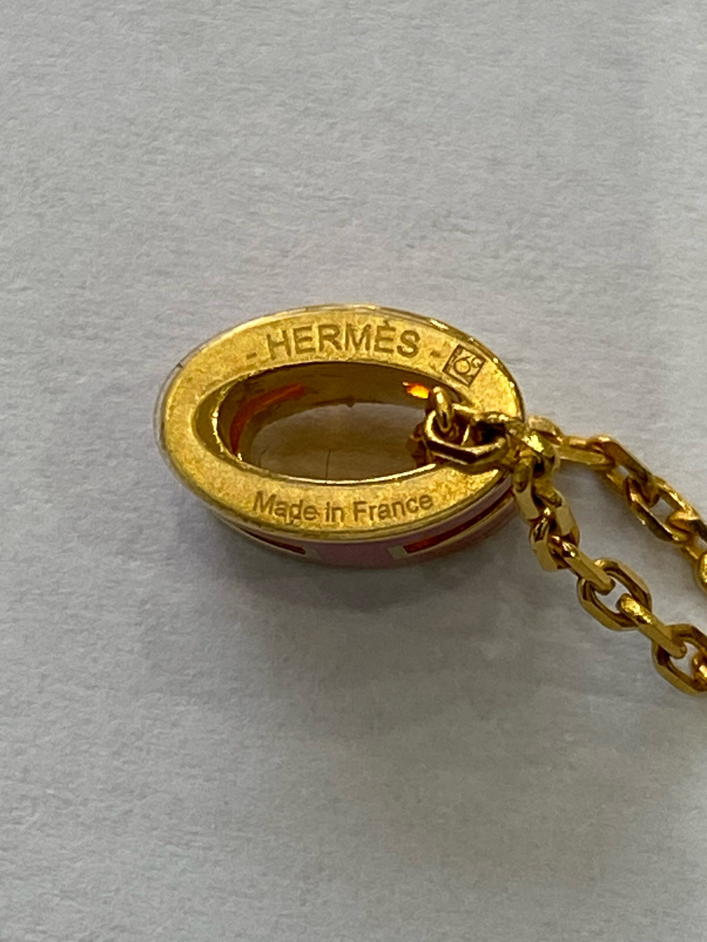 Hermes Red Necklace