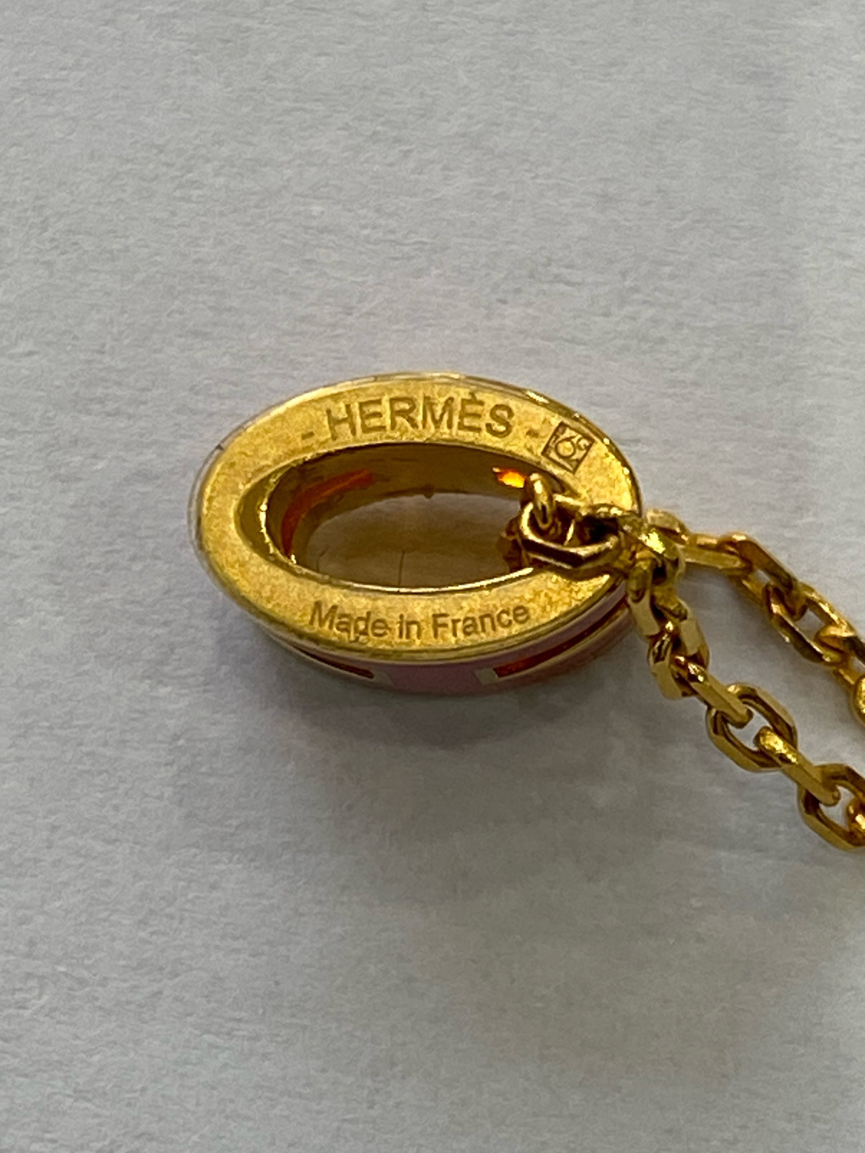 Hermes Red Necklace