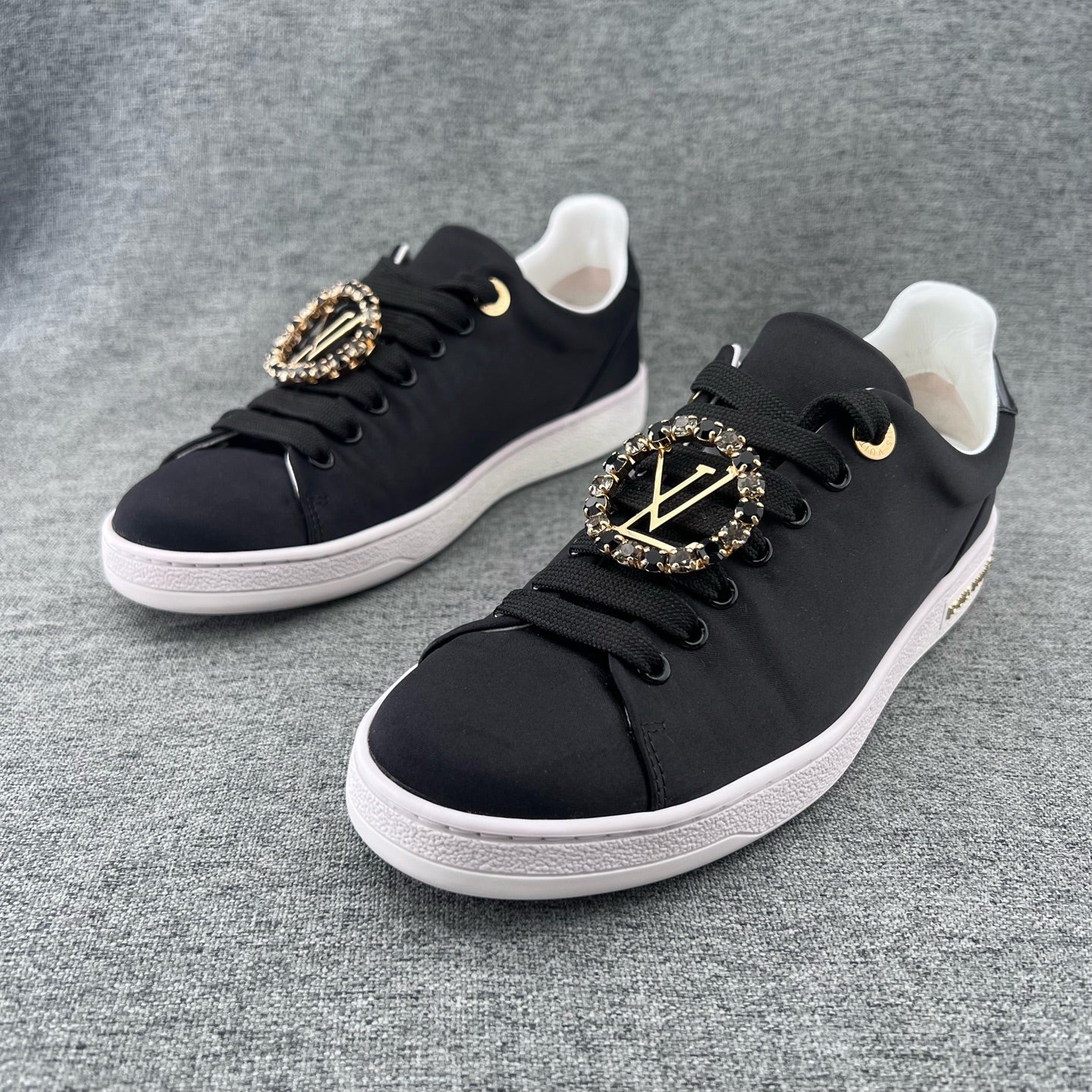 Louis Vuitton Canvas Black Skate shoes