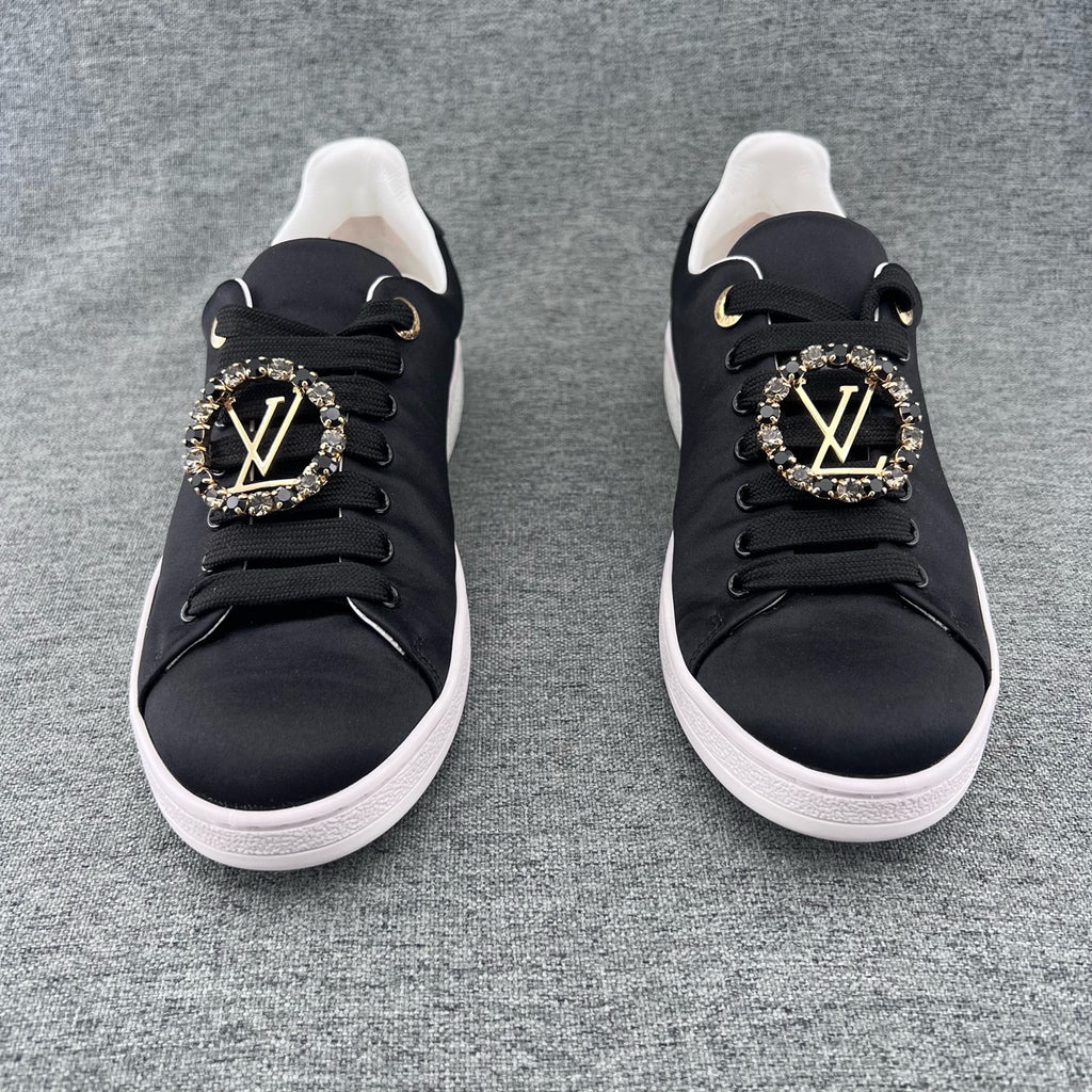Louis Vuitton Canvas Black Skate shoes