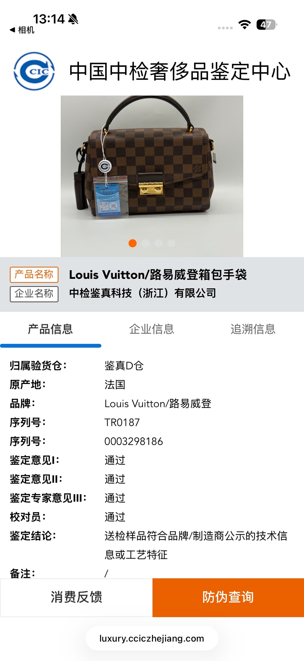 Louis Vuitton Croisette Brown Satchel 25.0x 17.0x 9.5 cm N53000