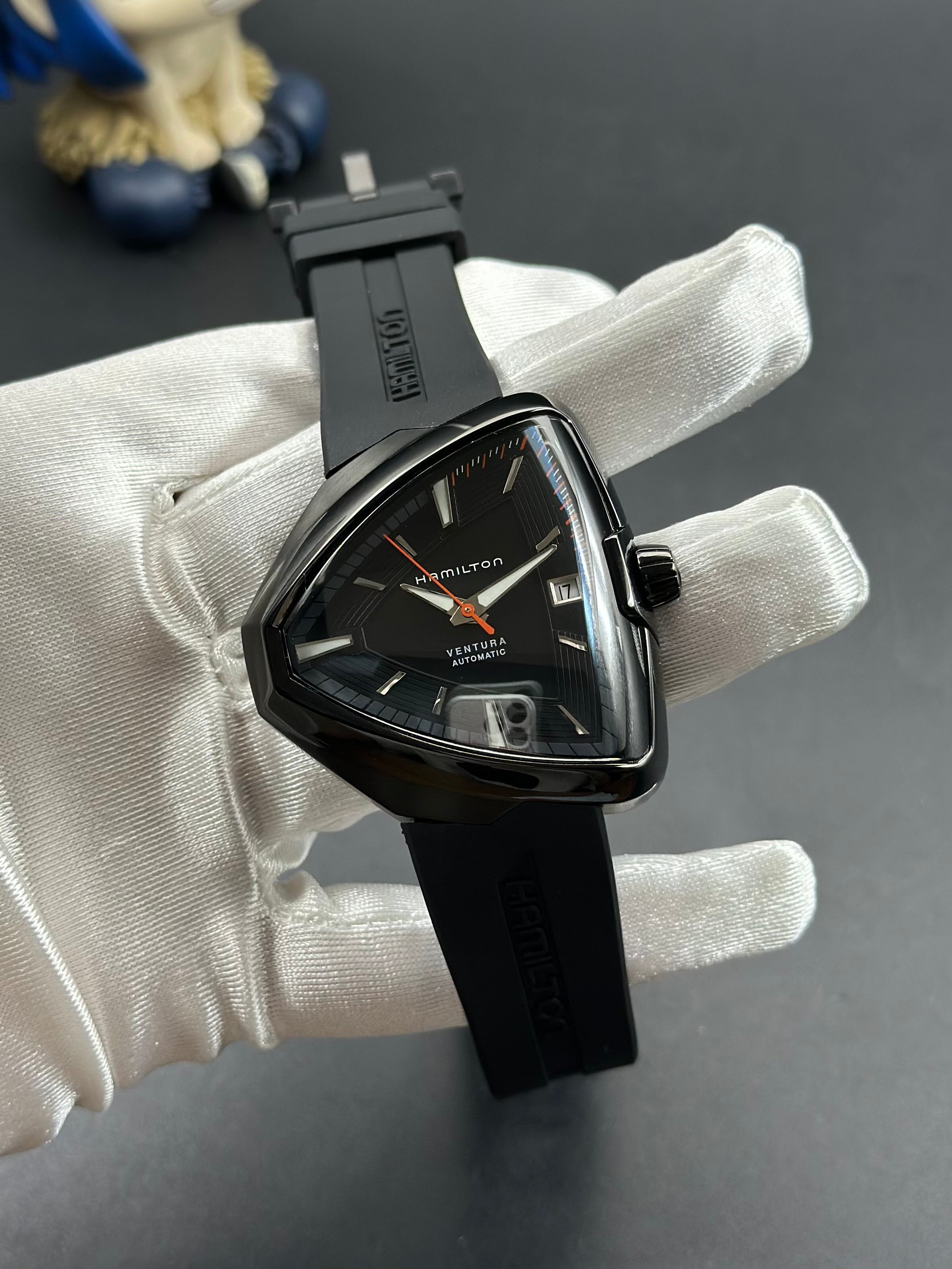 Hamilton Neoprene White Automatic (self-winding) watch