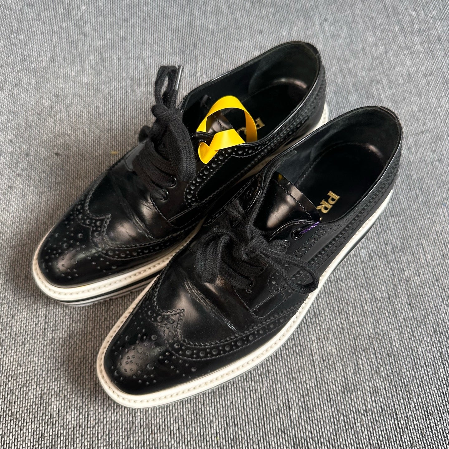 Prada Leather Platform shoes
