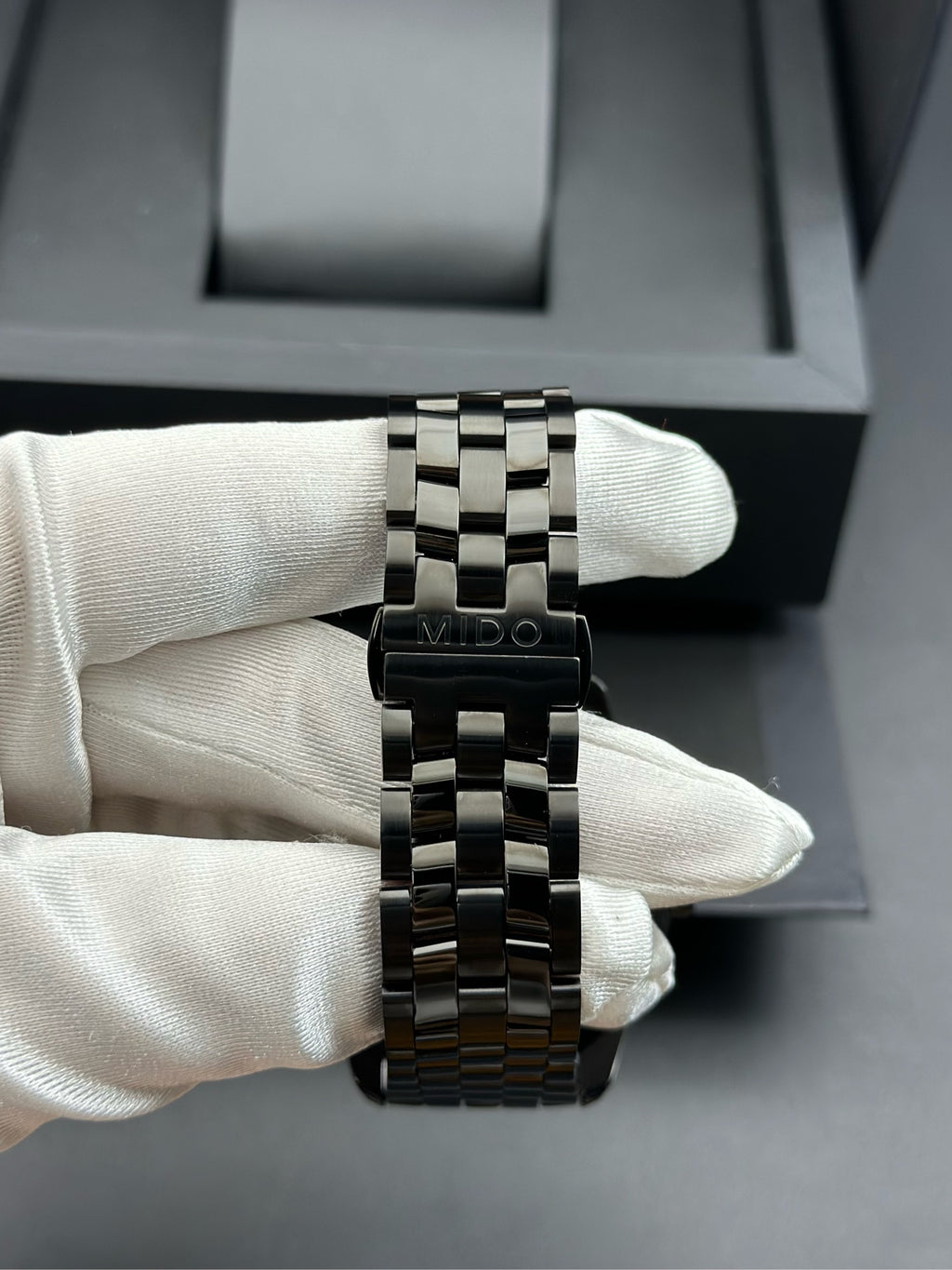 Mido Black Automatic (self-winding) watch