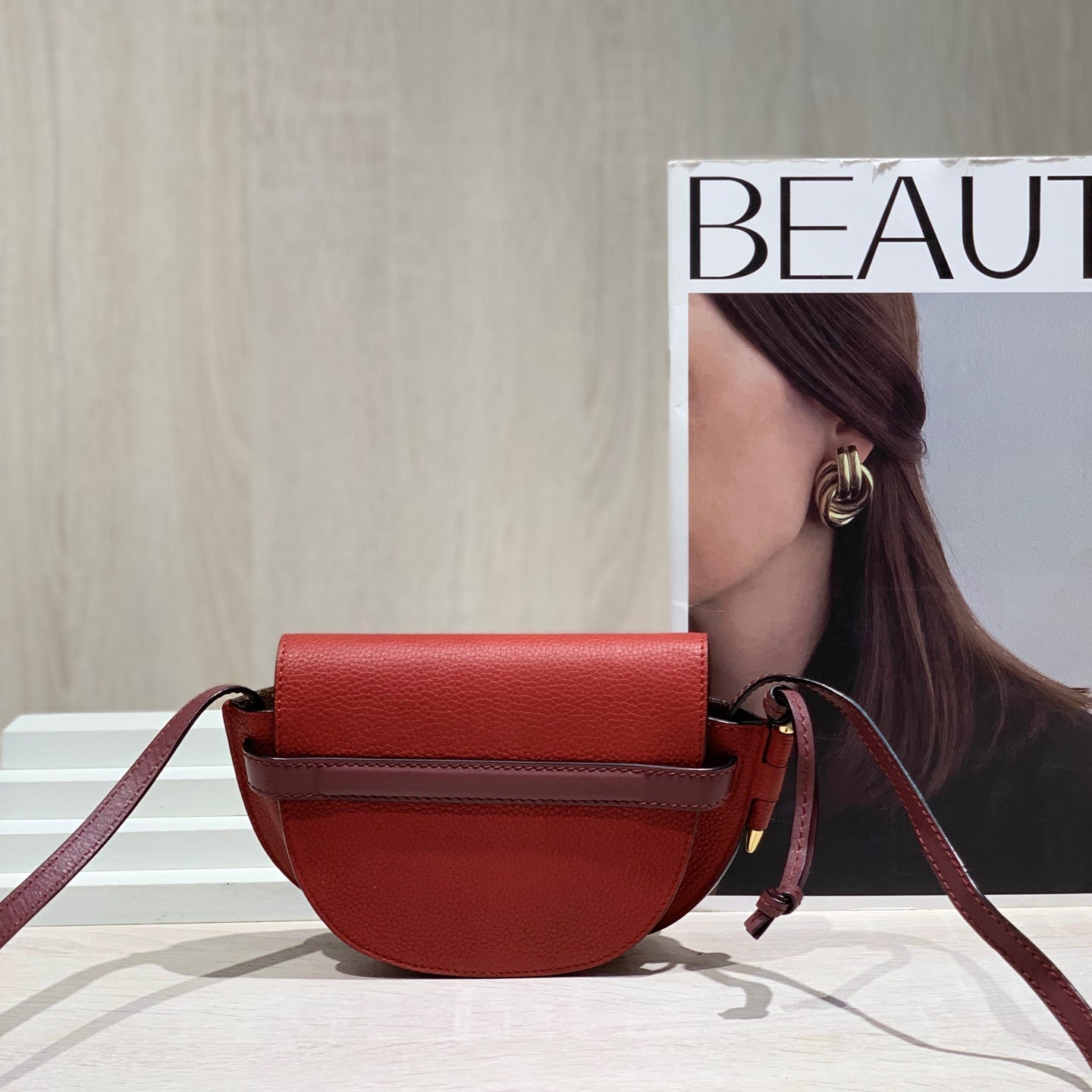 Loewe Gate Red Crossbody 15X12.5X8 cm 321.12.U62