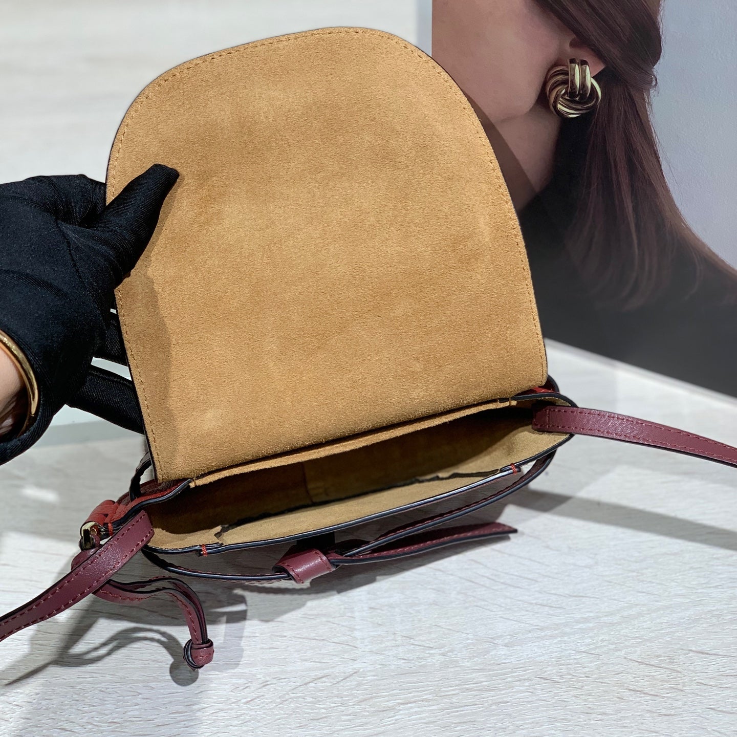 Loewe Gate Red Crossbody 15X12.5X8 cm 321.12.U62