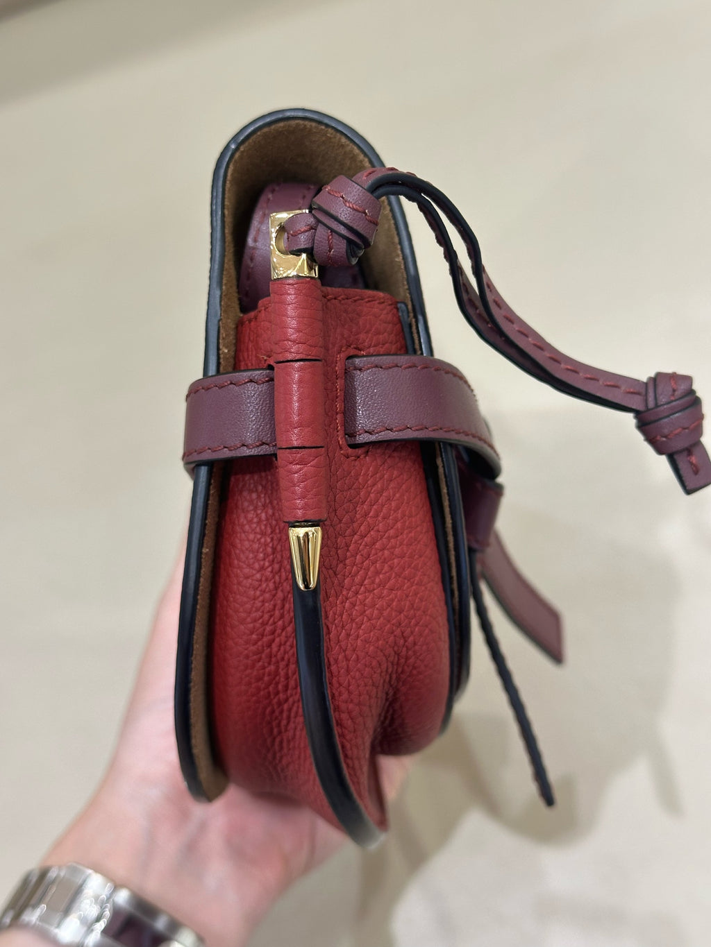 Loewe Gate Red Crossbody 15X12.5X8 cm 321.12.U62