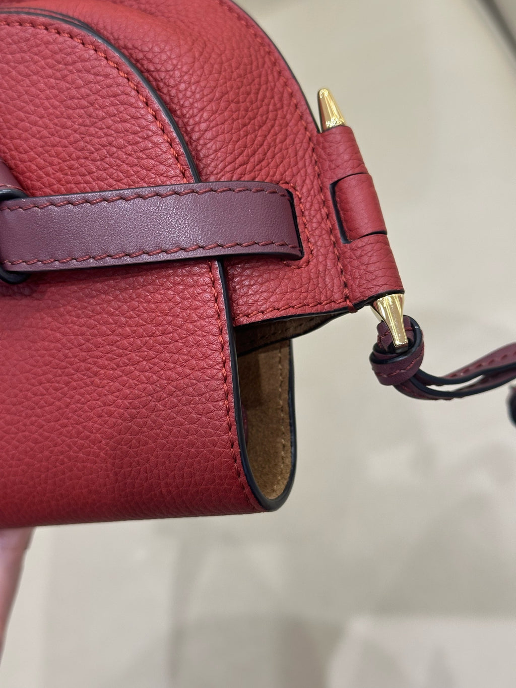 Loewe Gate Red Crossbody 15X12.5X8 cm 321.12.U62