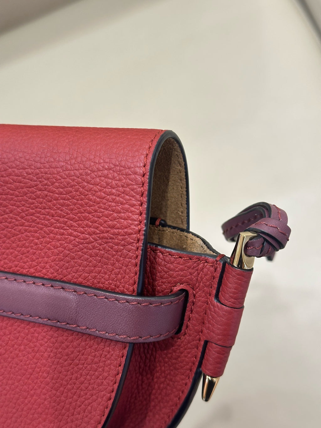 Loewe Gate Red Crossbody 15X12.5X8 cm 321.12.U62