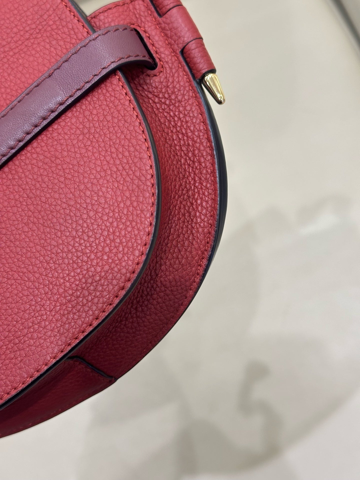 Loewe Gate Red Crossbody 15X12.5X8 cm 321.12.U62