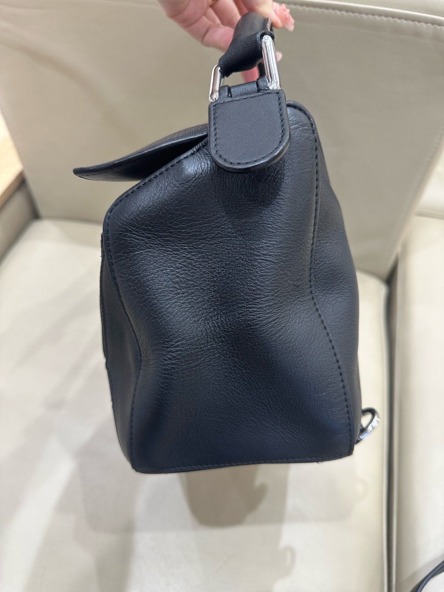 Loewe Handbag Black Crossbody 290mm*190mm*120mm 322.30.S20-1100