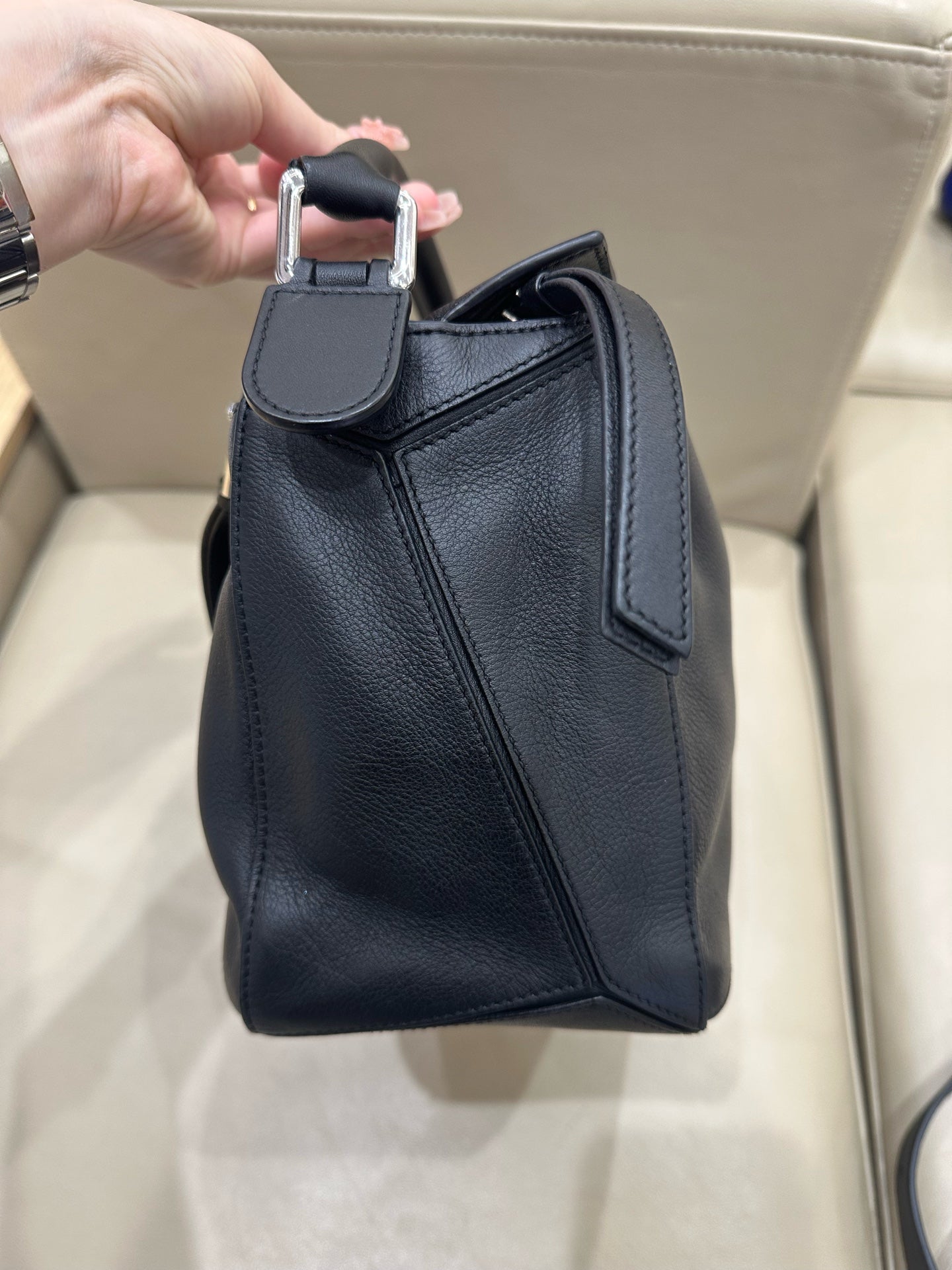 Loewe Handbag Black Crossbody 290mm*190mm*120mm 322.30.S20-1100