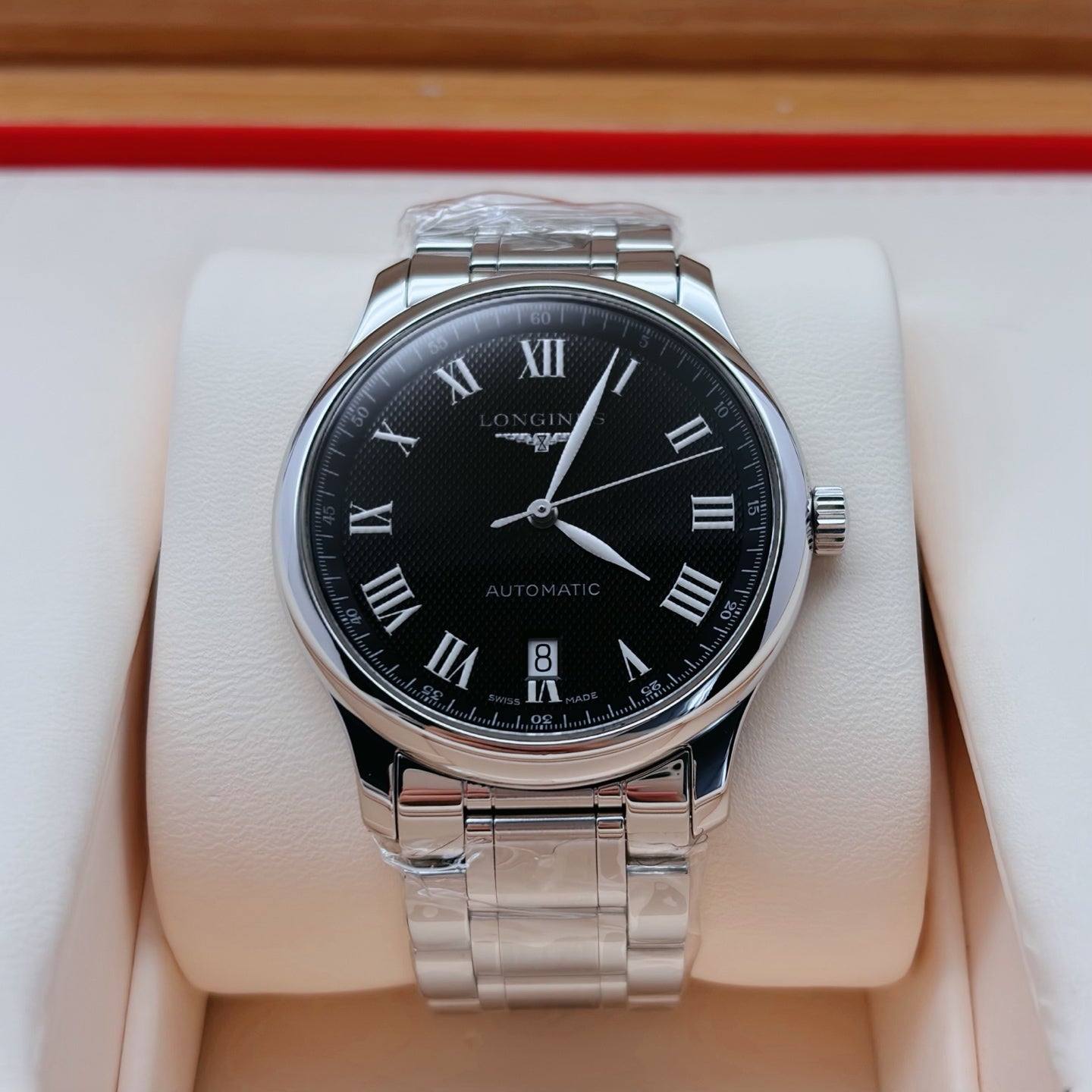 Longines Longines Master Collection Black Automatic (self-winding) watch 38.50mm L2.628.4.51.6
