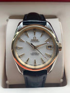 Omega Seahorse White Automatic (self-winding) watch 38.5 millimeters 231.23.39.21.55.002