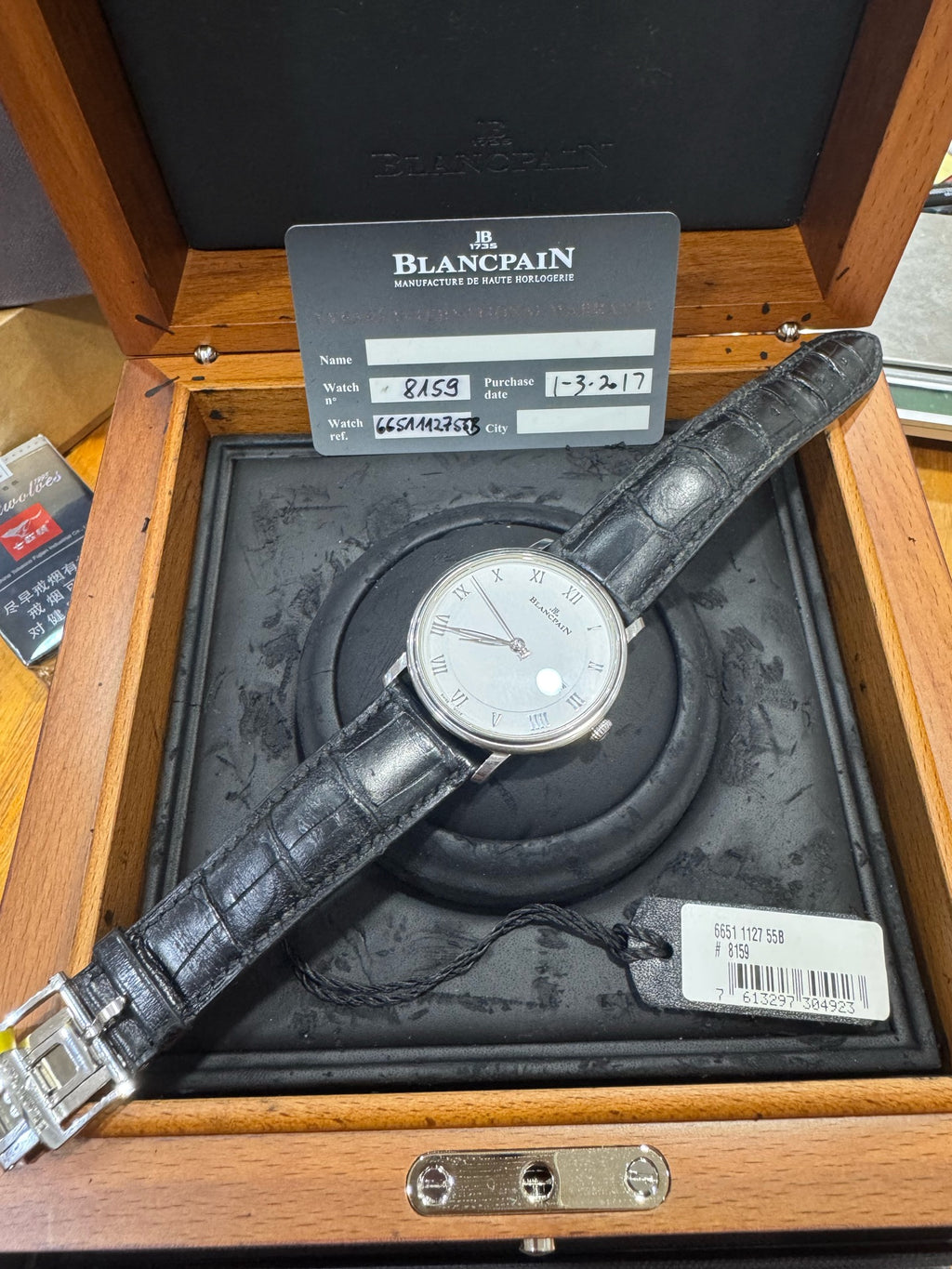 Blancpain Villeret 40 mm 6651 1127 55B