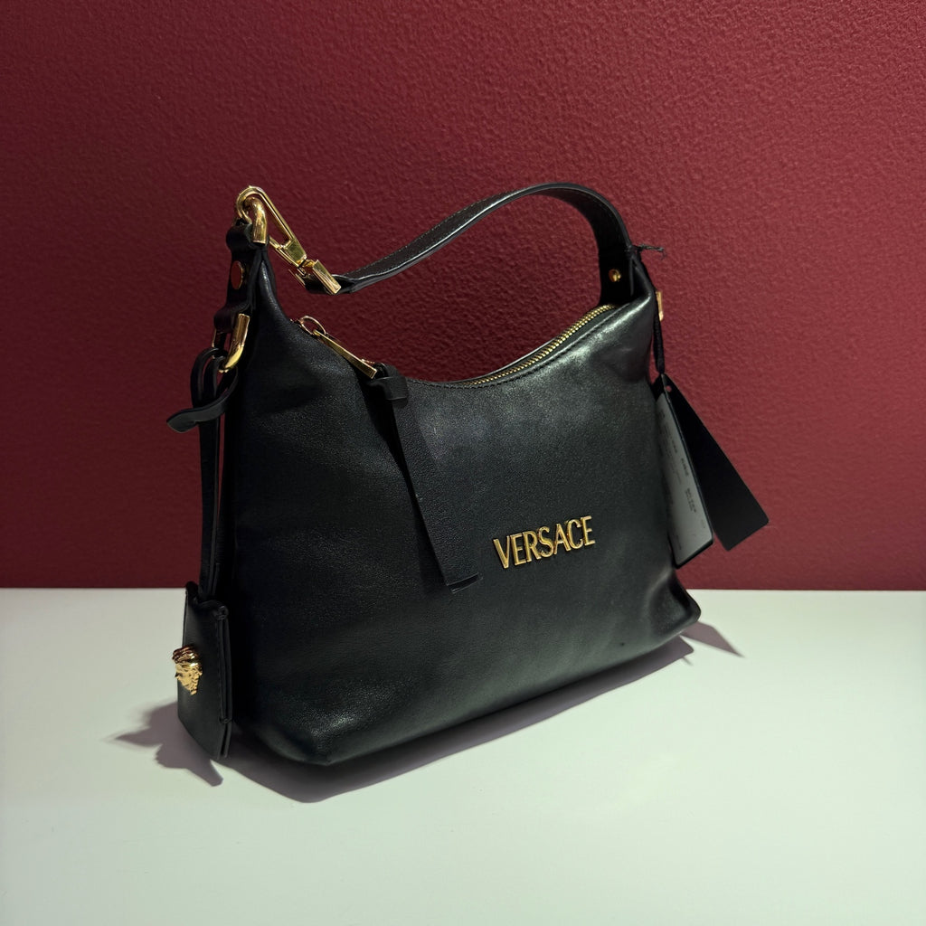 Versace VersaceTag Crescent Bag Black 23 x 16 x 11 1018302-1A13171_1B00V