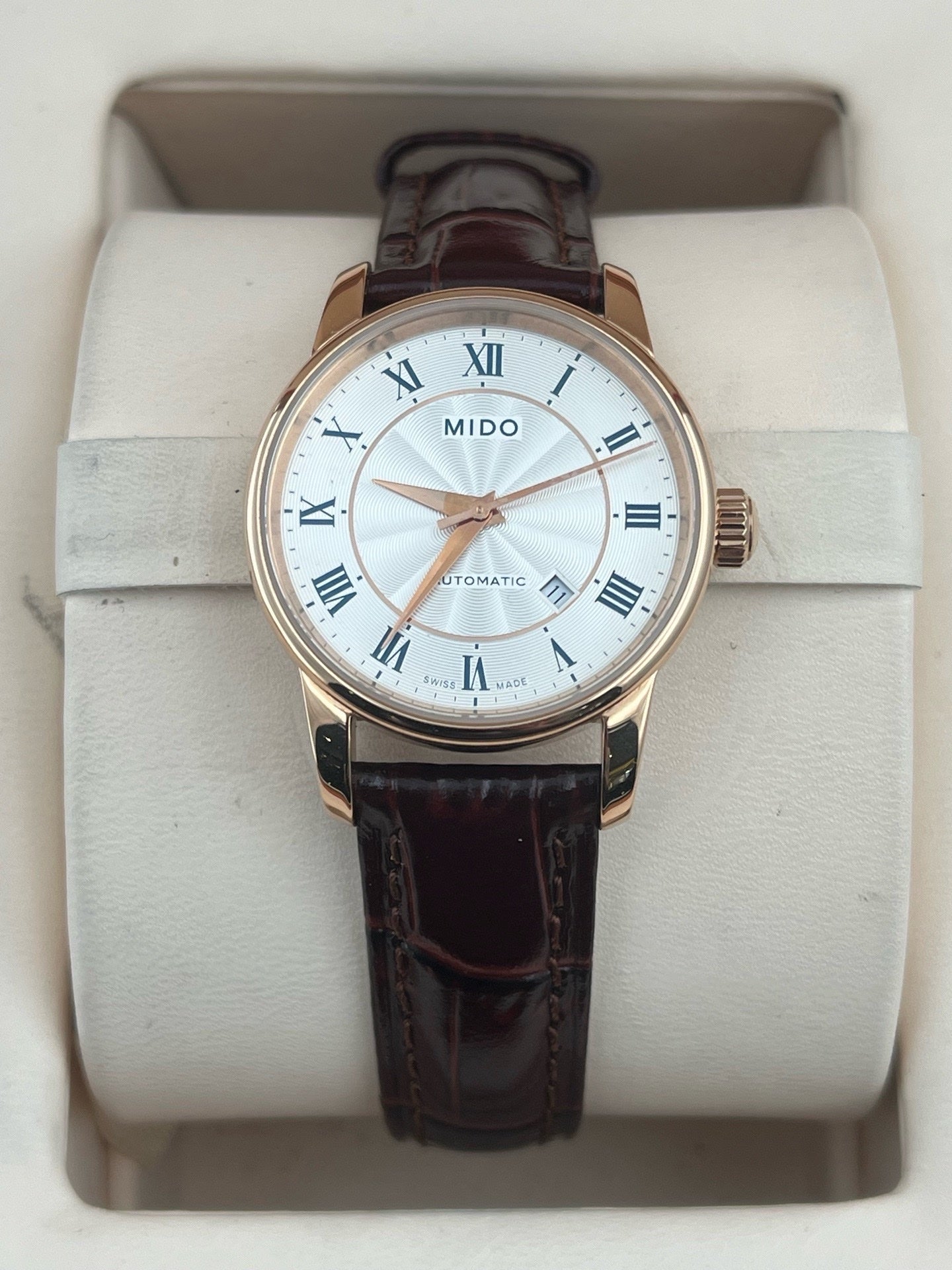 Mido Berenice Silver Automatic (self-winding) watch 29 millimeters M7600.2.21.8