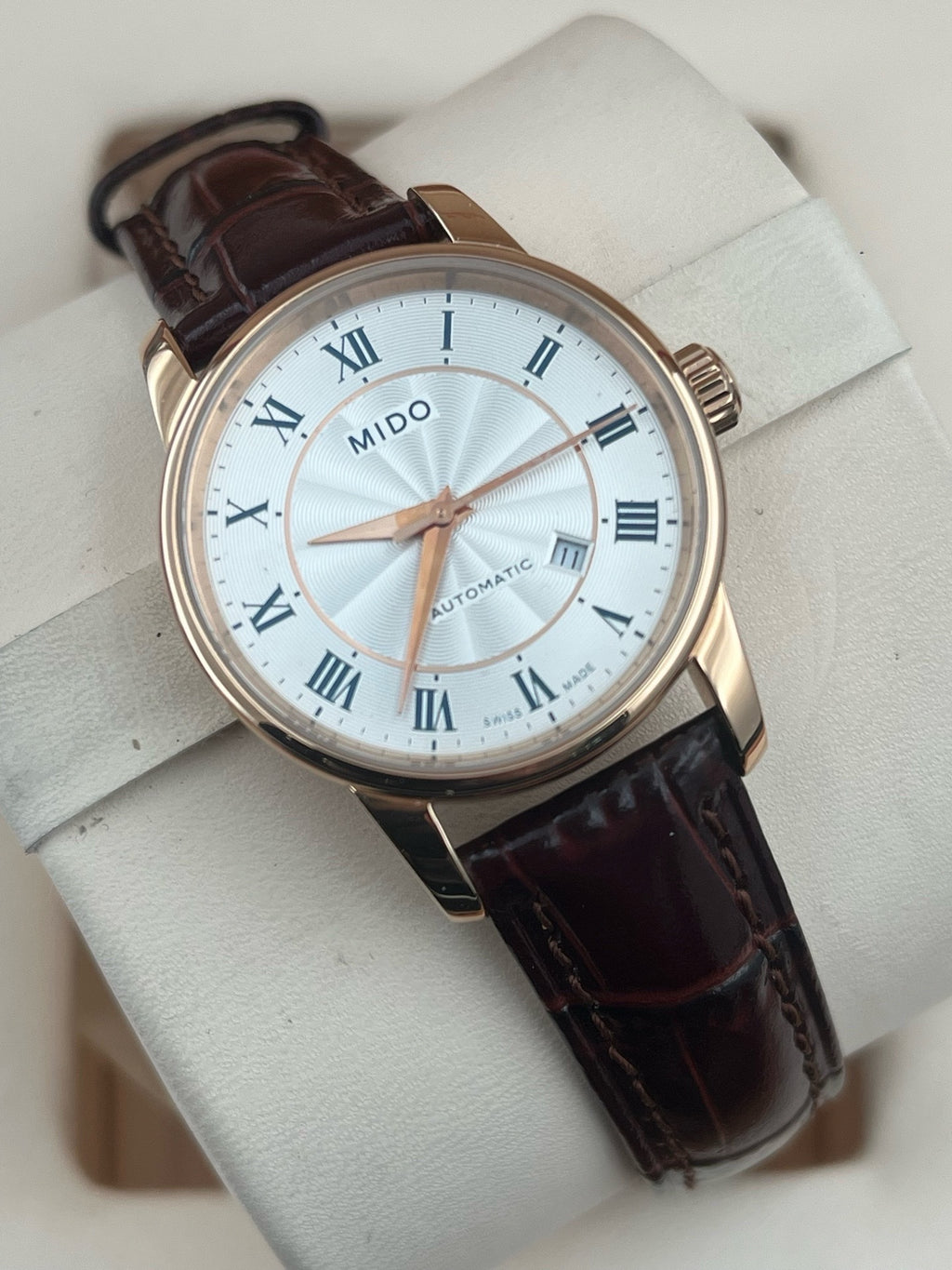 Mido Berenice Silver Automatic (self-winding) watch 29 millimeters M7600.2.21.8