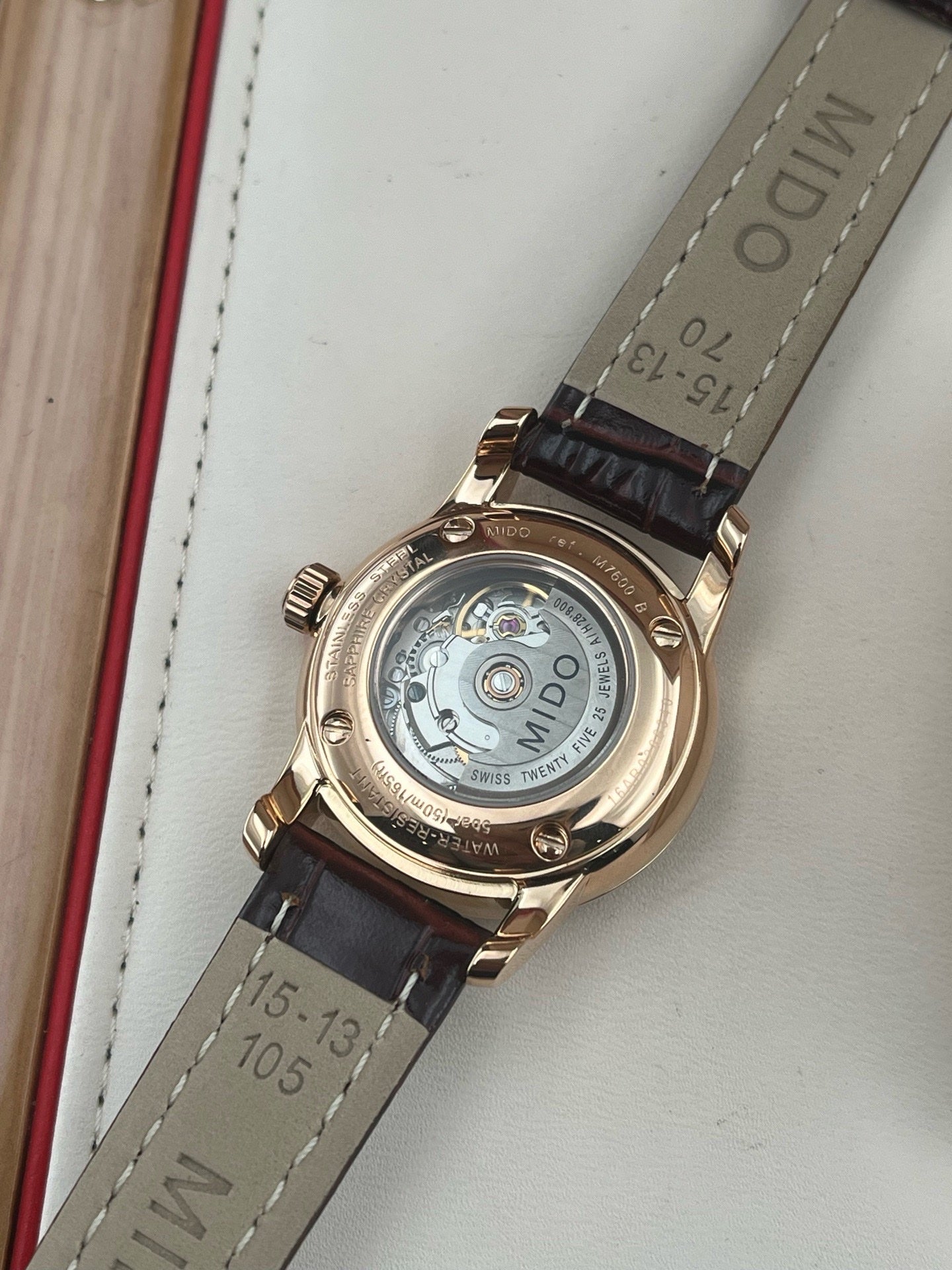 Mido Berenice Silver Automatic (self-winding) watch 29 millimeters M7600.2.21.8