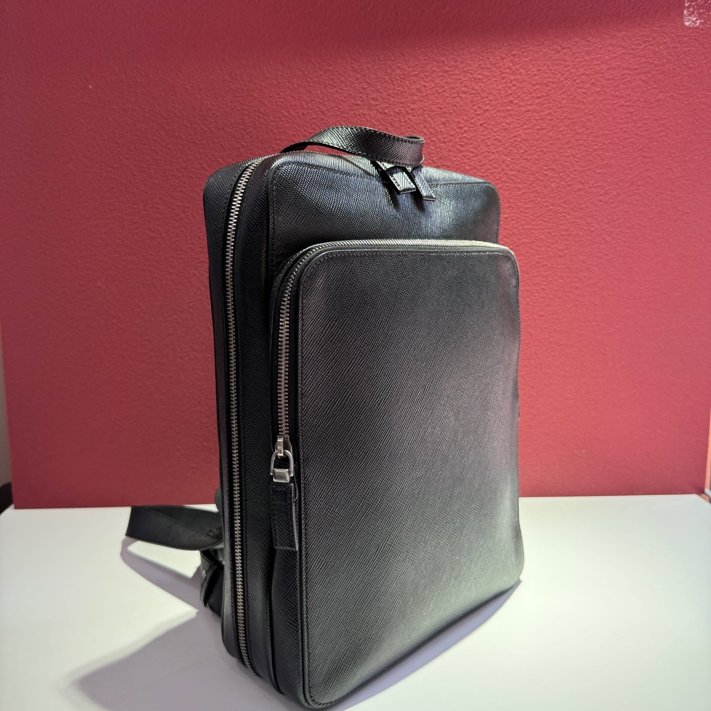 Prada Black Backpack Length 27 x Width 10 x Height 35 cm VZ0063-2FAD-F0002