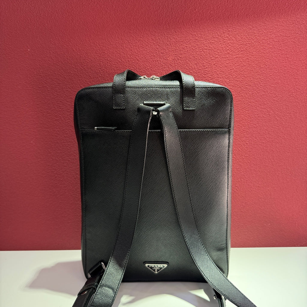 Prada Black Backpack Length 27 x Width 10 x Height 35 cm VZ0063-2FAD-F0002