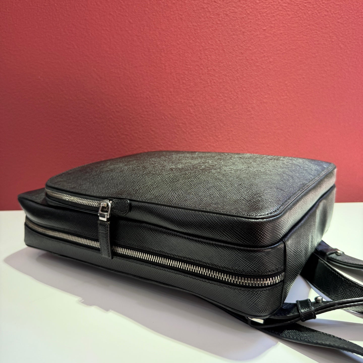 Prada Black Backpack Length 27 x Width 10 x Height 35 cm VZ0063-2FAD-F0002