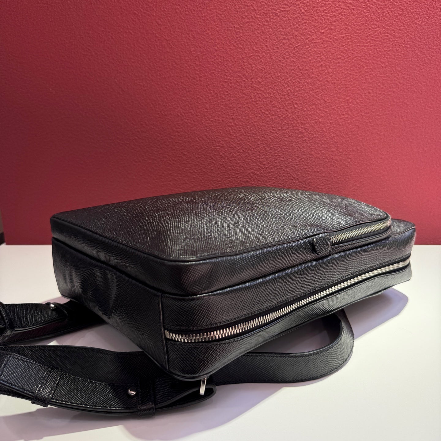 Prada Black Backpack Length 27 x Width 10 x Height 35 cm VZ0063-2FAD-F0002