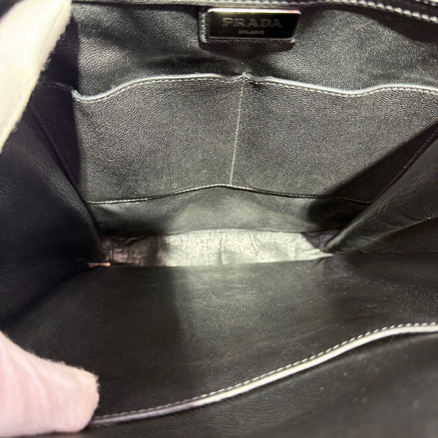 Prada Black Backpack Length 27 x Width 10 x Height 35 cm VZ0063-2FAD-F0002