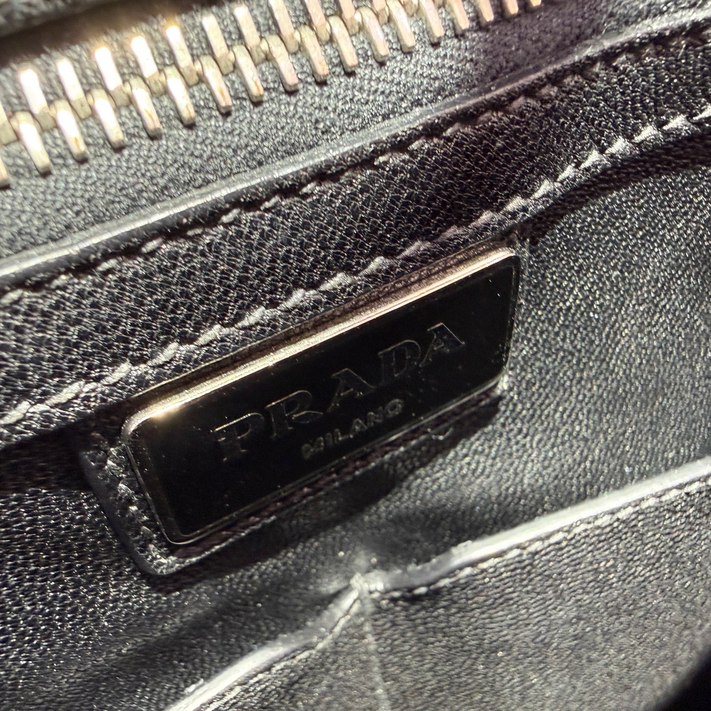 Prada Black Backpack Length 27 x Width 10 x Height 35 cm VZ0063-2FAD-F0002