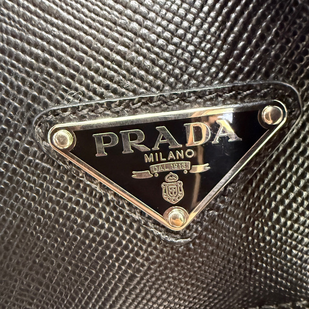 Prada Black Backpack Length 27 x Width 10 x Height 35 cm VZ0063-2FAD-F0002